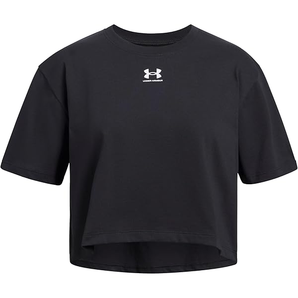Amazon.com: Under Armour Girls' Crop Sportstyle Logo Short